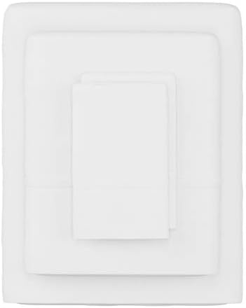 Lavish Home Bed Sheets 4-Piece Full-Size Set - White