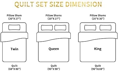 Travan 3-Piece Quilt Set with Shams King Size