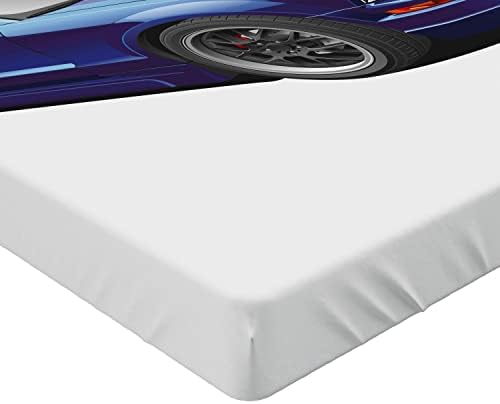 Ambesonne California King Sheet with Auto Racing Print