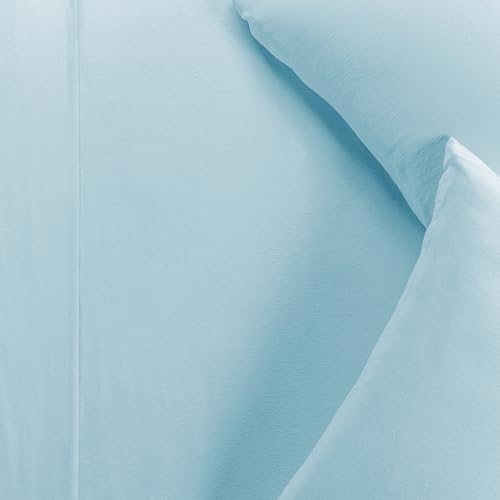 Superior Flannel Sheet Set Twin XL Light Blue