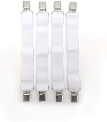 FRESH IDEAS Mattress Clips 4-Pack Sheet Fasteners for Adjustable Beds 1