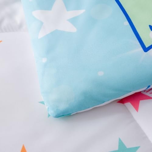 Feelyou Queen Comforter Set with Reversible Stars