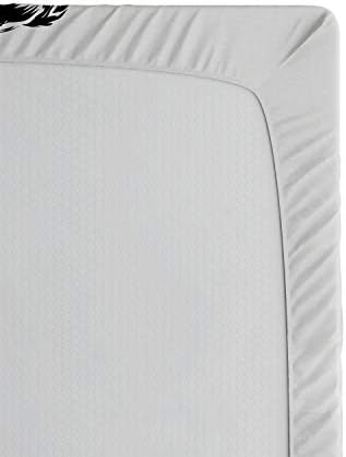 Ambesonne Eiffel Tower Fitted Sheet Set Multicolor