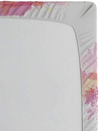 Ambesonne Spring Blossom Watercolor Sheet Set