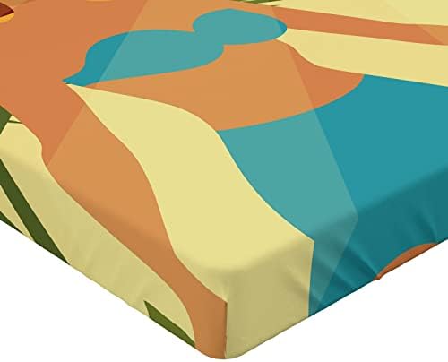 Ambesonne Pin-up Girl Fitted Sheet California King