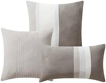 Sweet Home Collection King Comforter Set with Shams Pillows and Bed Skirt