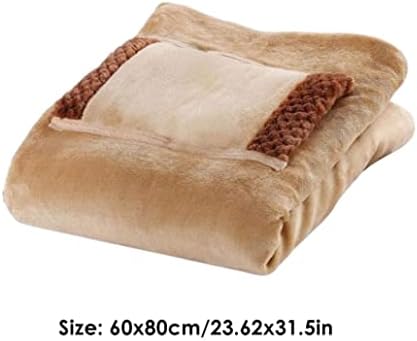 Heated Throw Blanket with USB Cable and Hand Warmer Pocket