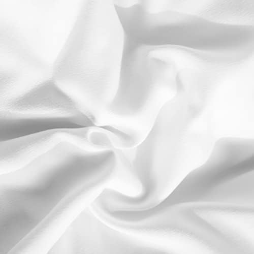 NTBAY Twin Duvet Cover Set with Zipper Closure White