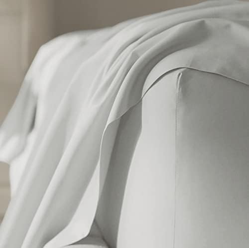 Boll Branch Percale Hemmed Sheet Set - King Size White