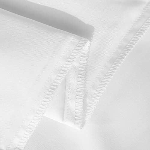 NTBAY Twin Duvet Cover Set with Zipper Closure White