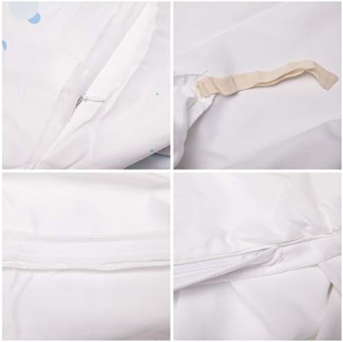 3-Piece Queen Bedding Set with Zipper Closure