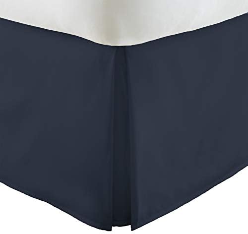 IENJOY Home Navy Twin Bed Skirt - 100 Microfiber