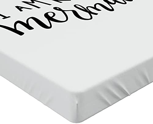 Ambesonne Mermaid Fitted Sheet for Kids California King Set