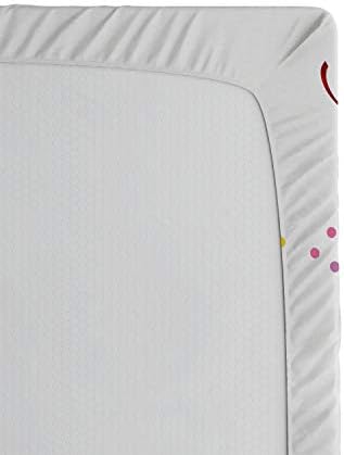 Ambesonne Birthday Party Fitted Sheet - Orange and Pink