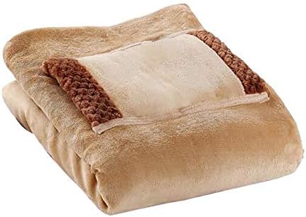 USB Powered Heated Blanket - Dual Control Flannel Throw for Winter