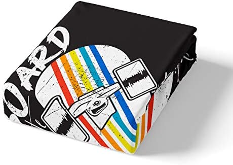 Feelyou Skateboard Sheet Set TwinXL 2Pcs Kids Boys Girls Teens