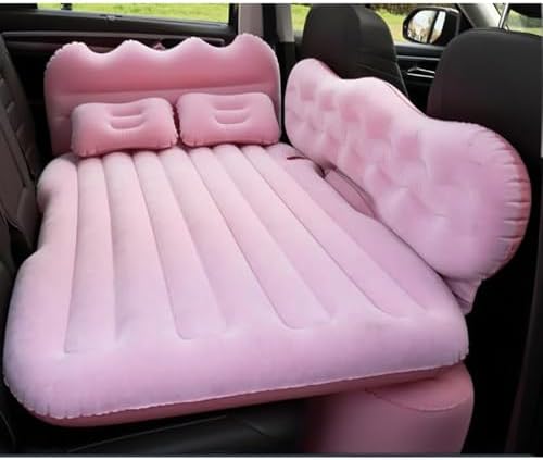 Car Inflatable Mattress for Volvo XC60 II Hybrid 2018-2023 Pink