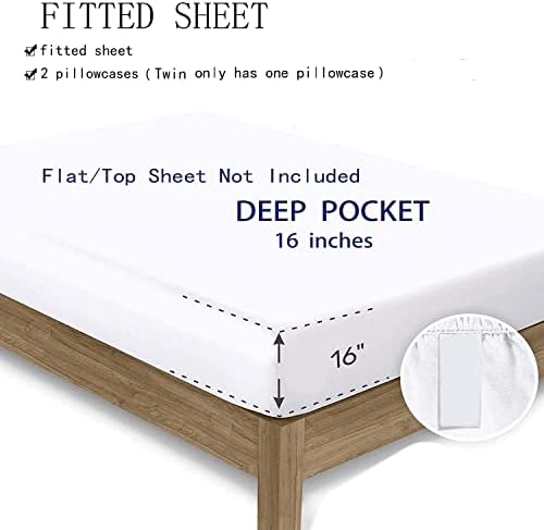 Football Bed Sheets Set Grey Yellow Fitted Sheet Pillowcases