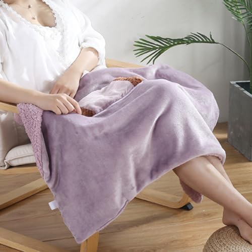 USB Heated Blanket 24x31 Inch with Large Pocket