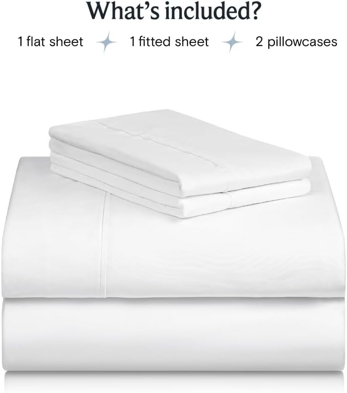 LuxClub 3 PC Twin XL Deep Pocket Sheets Set