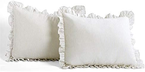 Lush Decor Ticking Stripe Bedspread 3 Piece Set Queen
