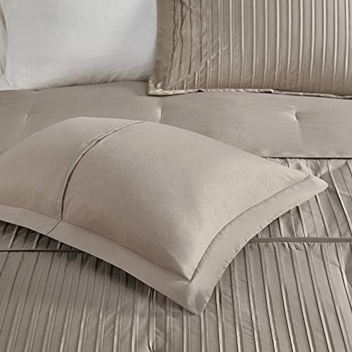 Madison Park Cal King Comforter Set - 7 Piece Down Alternative Luxury Bedding