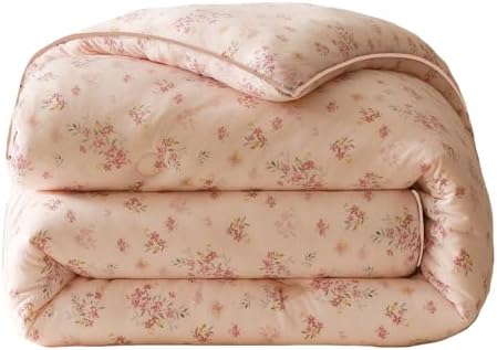 Doimier 2PCS Toddler Bedding Set Pink Petals