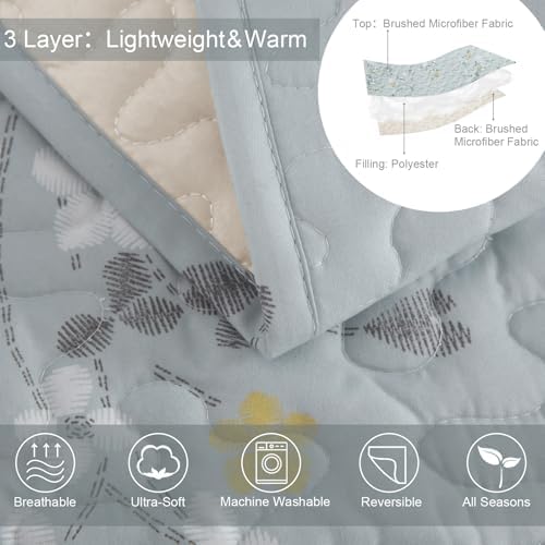 Exclusivo Mezcla Reversible Boho Quilt Set Queen Size