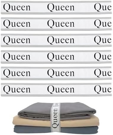 6Pcs Sheet Organizer Bands for Queen Sheets
