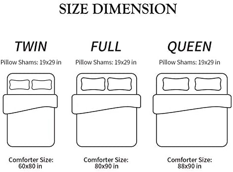 ENJOHOS Galaxy Comforter Set Twin Size 3Pcs Space Bedding