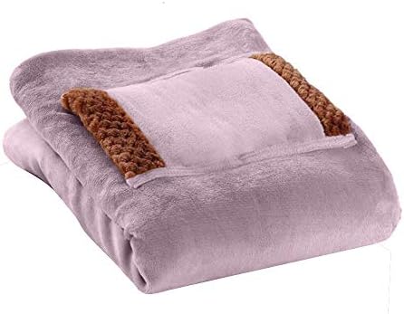 HANTURE Electric Flannel Throw Blanket with USB Heating