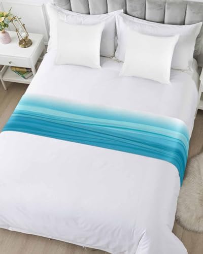 Jolunifun Queen Bed Runner Scarf 94x20 Inches