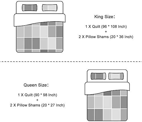 Travan King Size Beach Quilt Set with 2 Shams