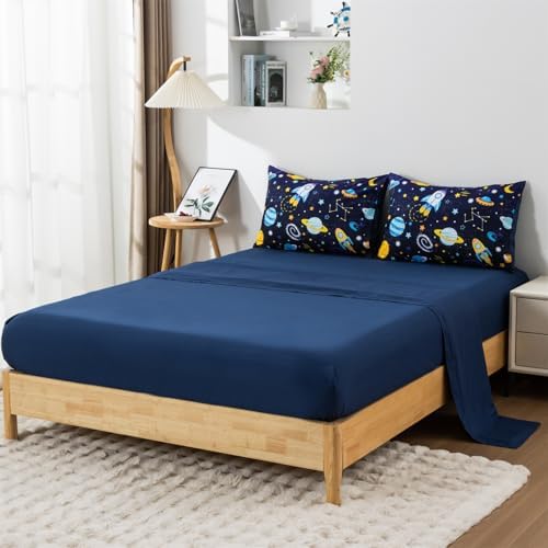 Aimuan Rocket Comforter Twin Set for Kids