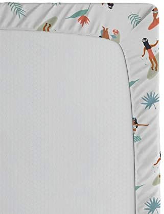 Ambesonne Hula Girl Fitted Sheet - California King