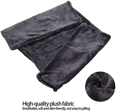 USB Heated Blanket Shawl with Button Design