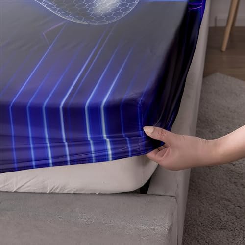 AILONEN Gamer Fitted Sheet Set Twin XL for Boys 1