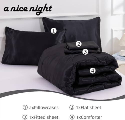 A Nice Night 5PCS Queen Comforter Set