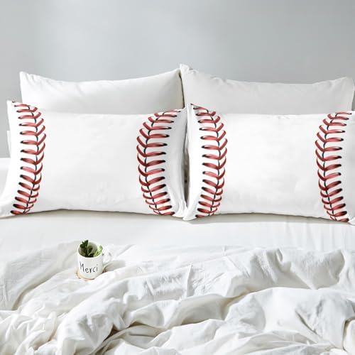 Erosebridal Baseball Laces Sheet Set for Kids