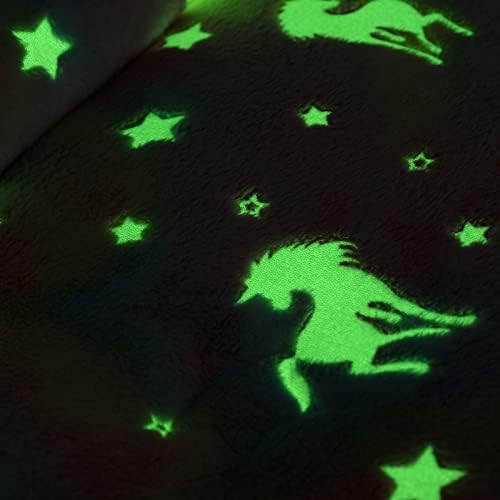 HOMBYS Glow in the Dark Comforter Set 5 Piece TwinTwin XL