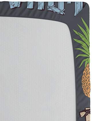 Ambesonne Hula Girl Fitted Sheet Multicolor 1