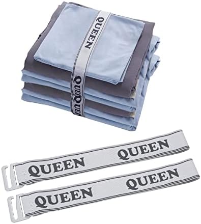 MANWU Sheet Fastener Organizer for Queen Size Beds 2pcs