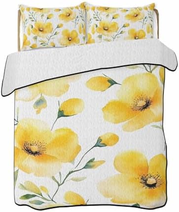 TocaHome Summer Quilt Set Twin XL 68x98 Inch