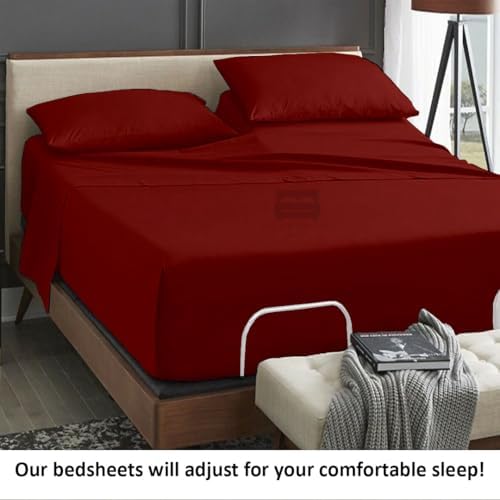 Cottingon Luxury 4-Piece Cal King Sheets Set