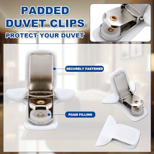 10pcs Duvet Clips for Comforter Security