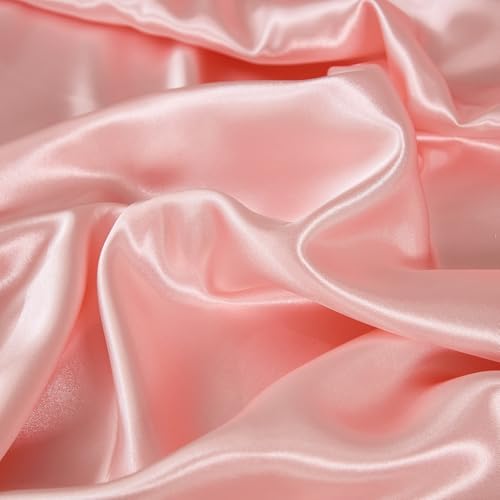 MOVE OVER Satin Comforter Set King Size 8 Pieces Pink