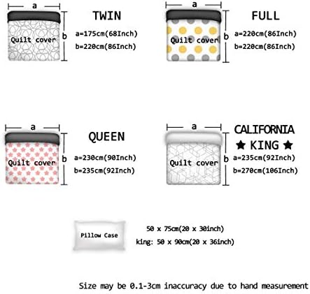 3-Piece Queen Bedding Set with Zipper Closure