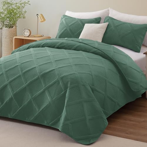 Exclusivo Mezcla Twin Quilt Set with Striped Pattern