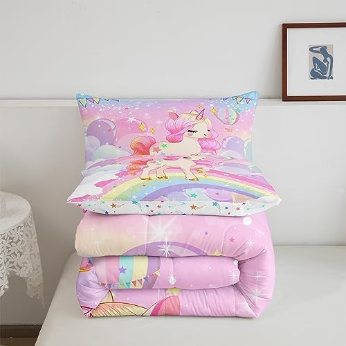 Feelyou Queen Comforter Set with Reversible Stars