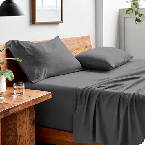 Bare Home Twin XL Sheet Set - Ultra-Soft Microfiber with Deep Pockets